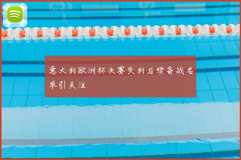 意大利欧洲杯决赛失利后续备战名单引关注